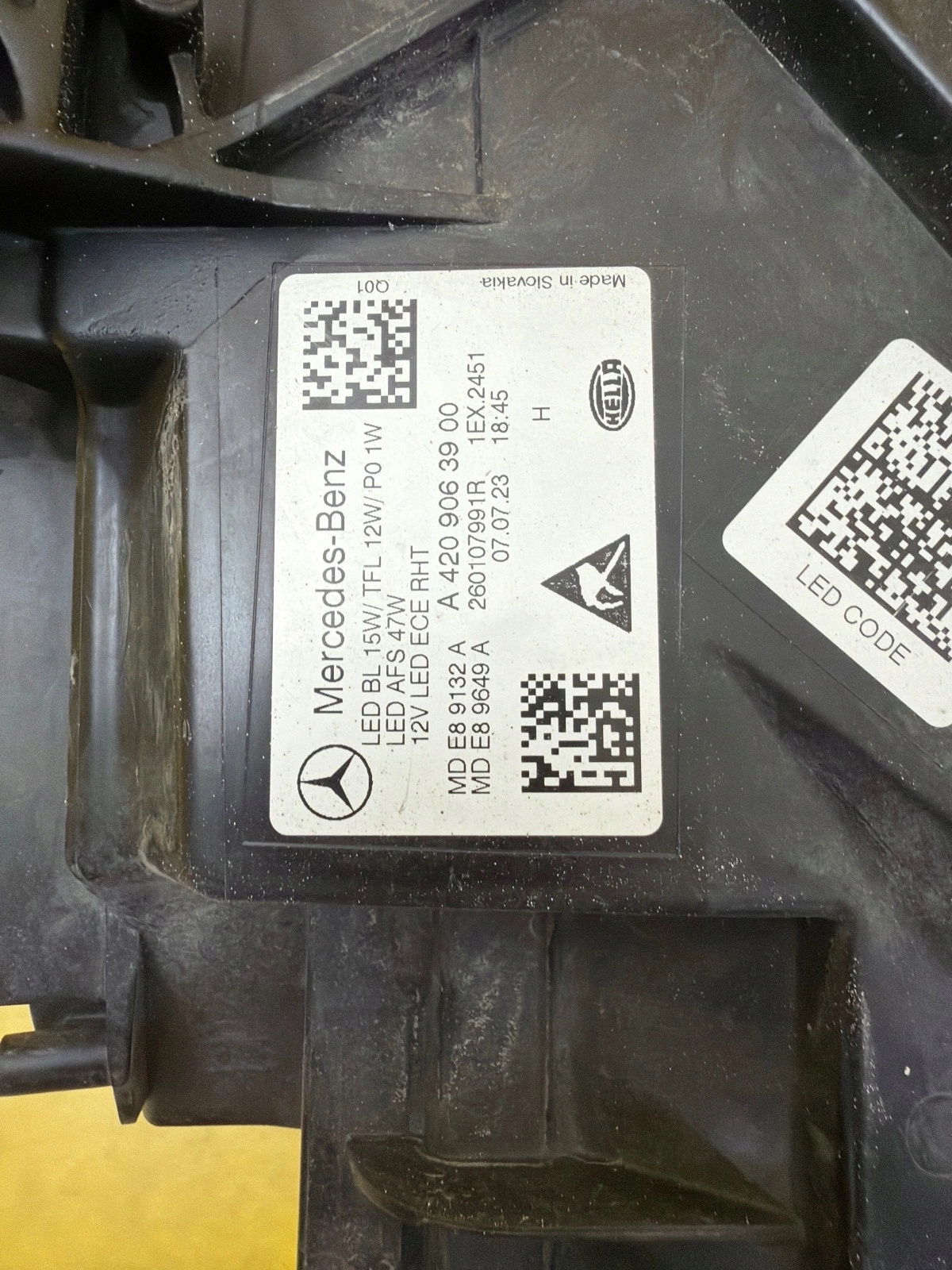 light right Mercedes Citan W420 Full Led A4209063900