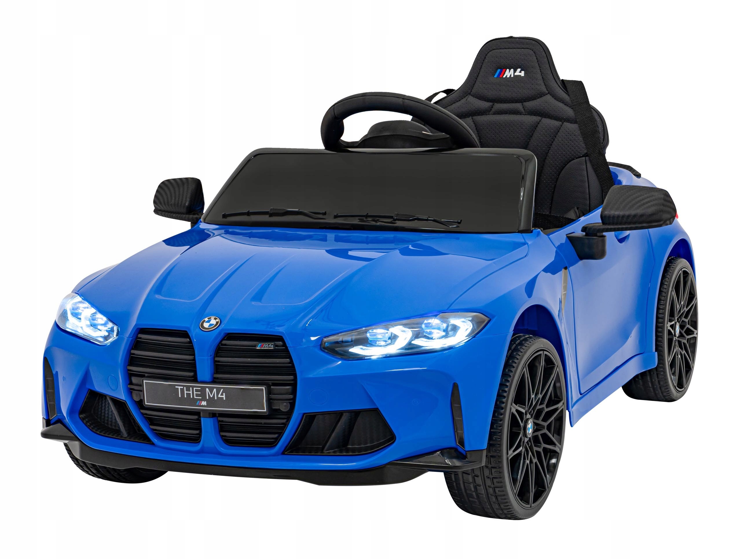 Pojazd Auto Bmw M4 Na Akumulator Dla Dzieci Pasy Pilot Eva Led Skóra