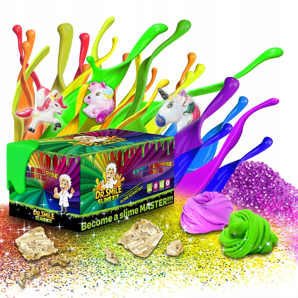 Dr Smile Duży Zestaw do SLIME glut 65w1 Największy EAN (GTIN) 5907608980312