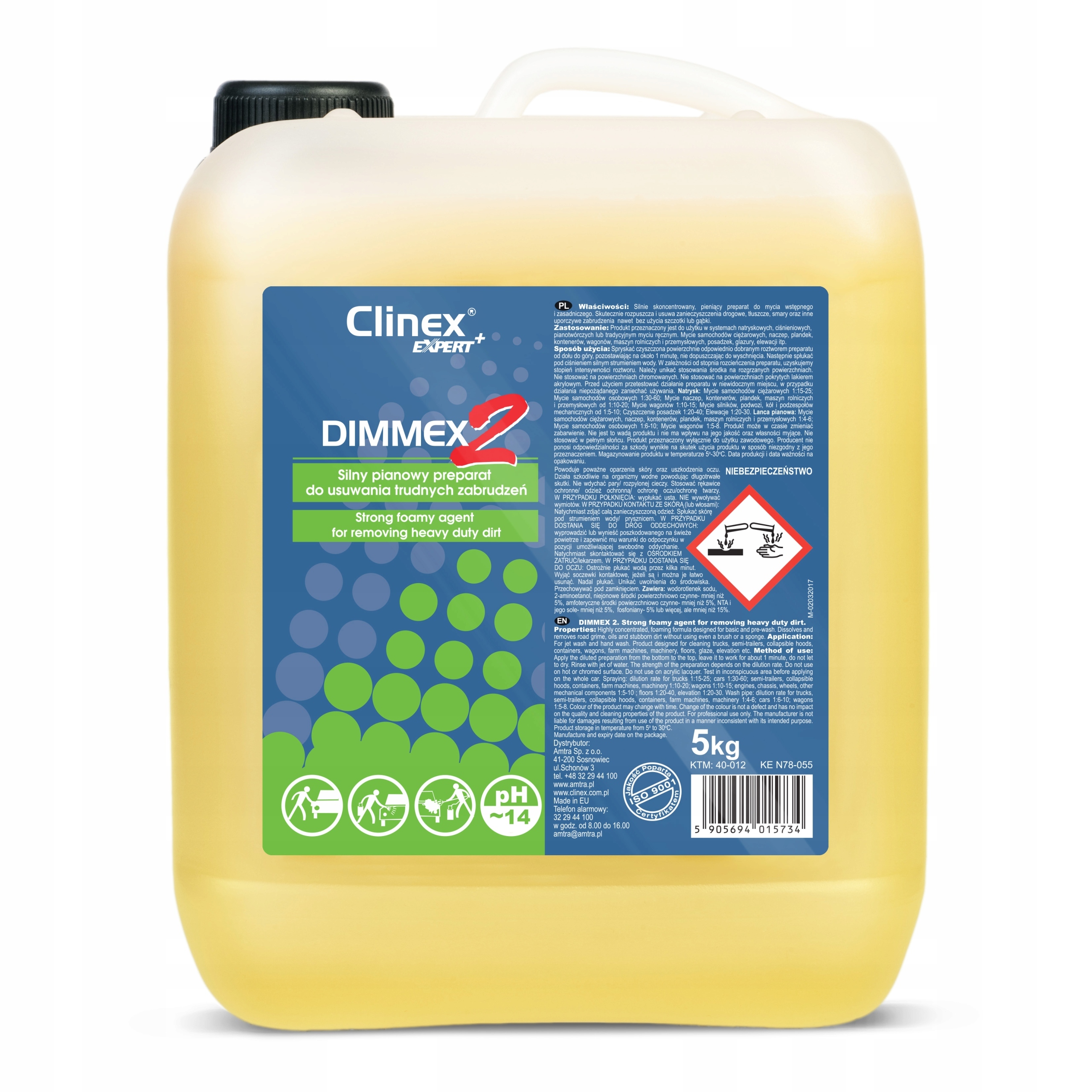 CLINEX - DIMMEX 2 - ACTIVE PENA KONCENTRÁT - 5kg