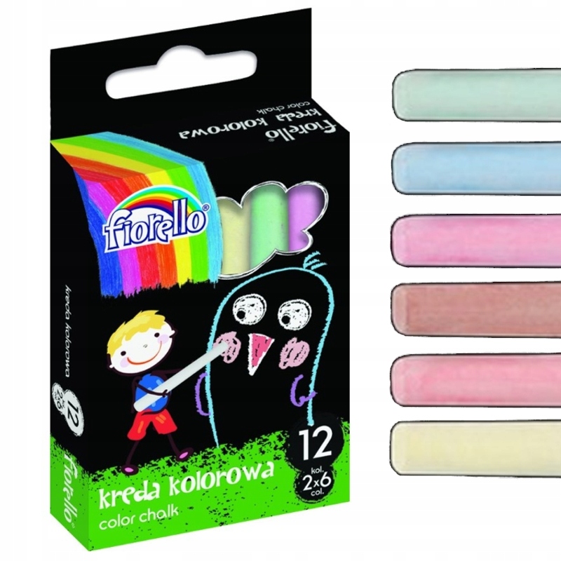 

Kreda Kolorowa 12 sztuk Fiorello
