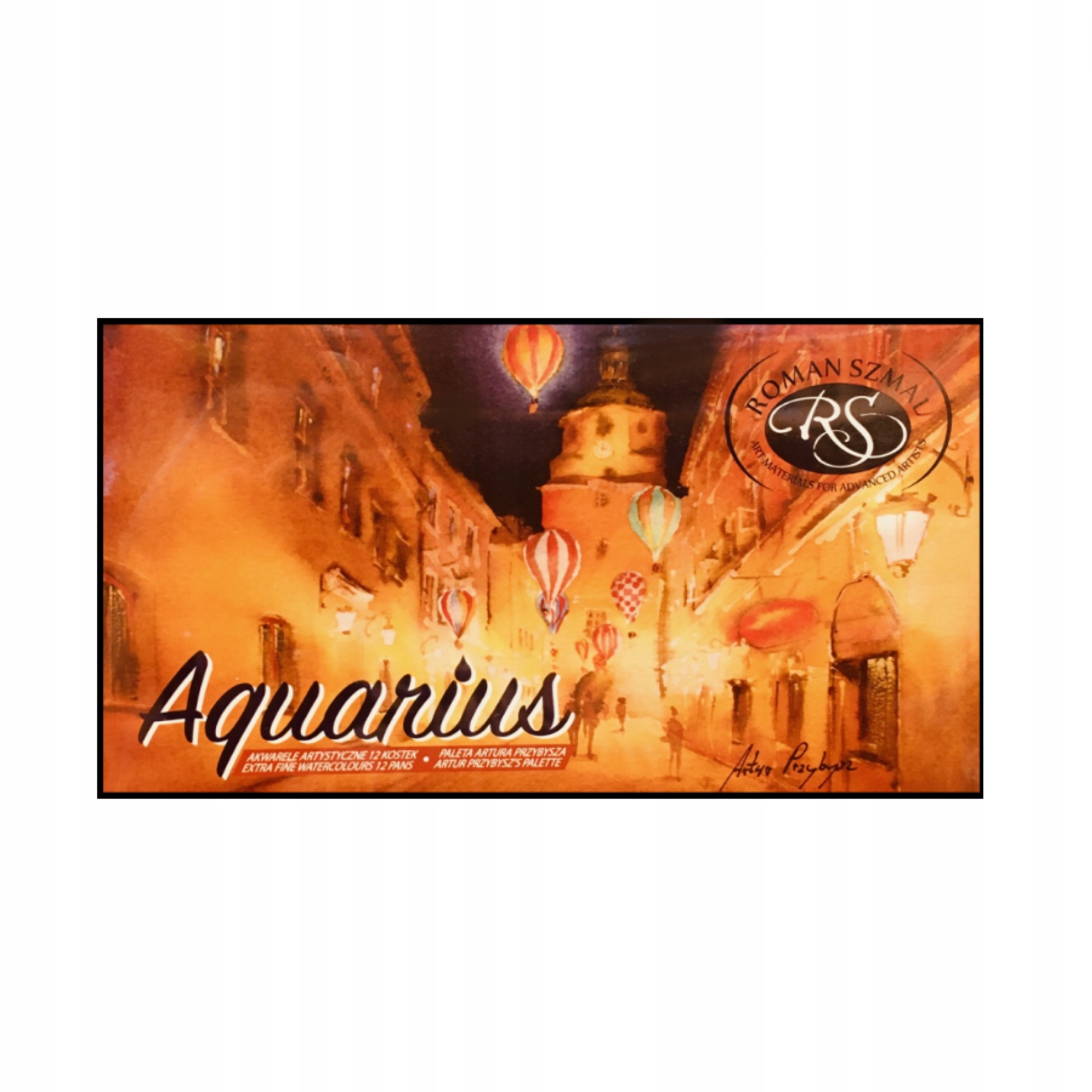 Akvarely Aquarius 12 kol Artur Návštěvník Šmal