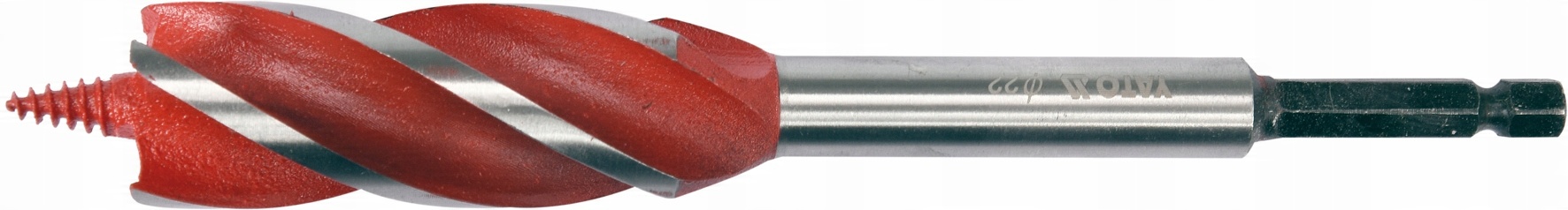

Wiertło Do Drewna 22MM 4-OSTRZOWE Hex Stal Hrc