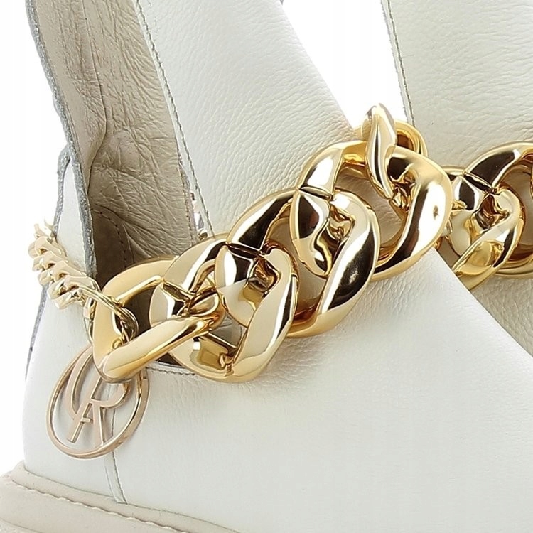 CARINII B7257 WORKERY TRAPERY SKÓRA LICO BEŻOWE 39 Rodzaj obcasa płaski obcas