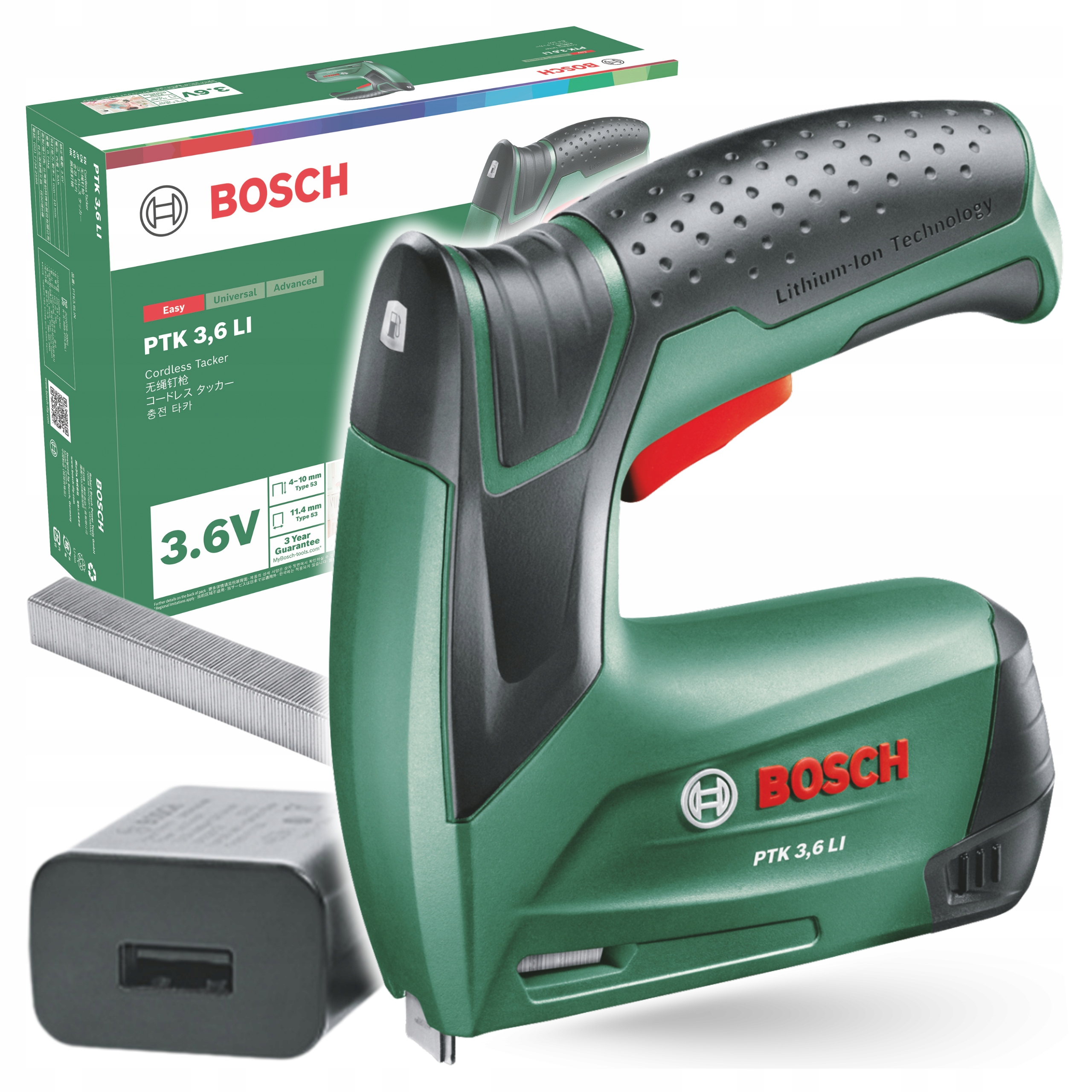 Bosch Diy Ptk 3,6 LI Zszywacz akumulatorowy 3,6V 0603968220