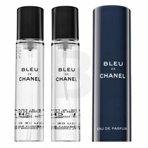 Chanel Bleu de Chanel Refillable parfémovaná voda pro muže 3 x 20 ml