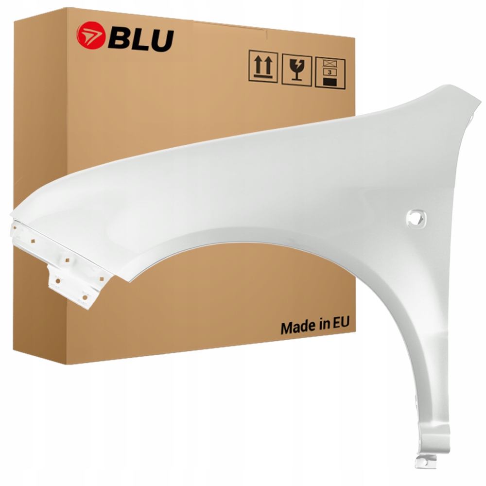 Blu Blatník Škoda Fabia I 1 6Y 1026 levý bílý 99-07 přední pozink