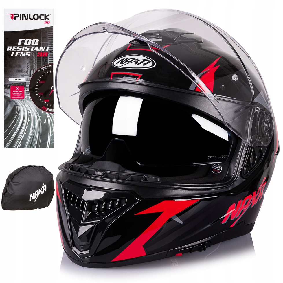 

Solidny Kask Integralny Z Blendą Naxa F27/E Blk S