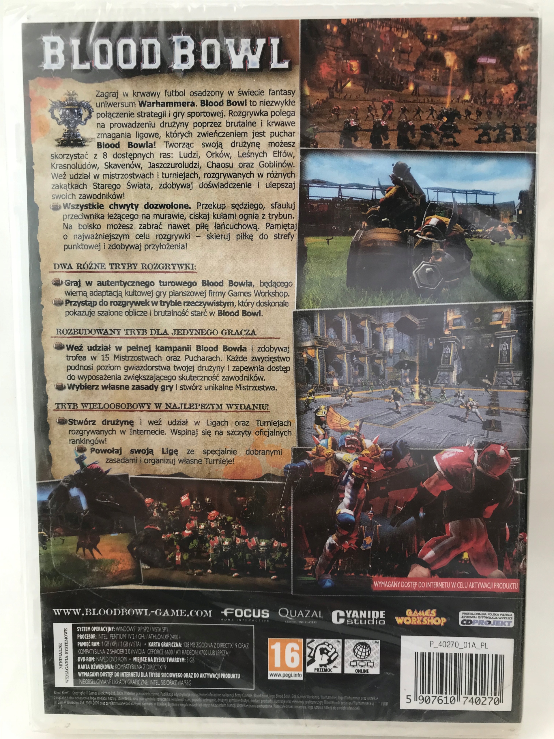 Blood bowl 1 PC PL NOWA W FOLII Producent 18Light Game