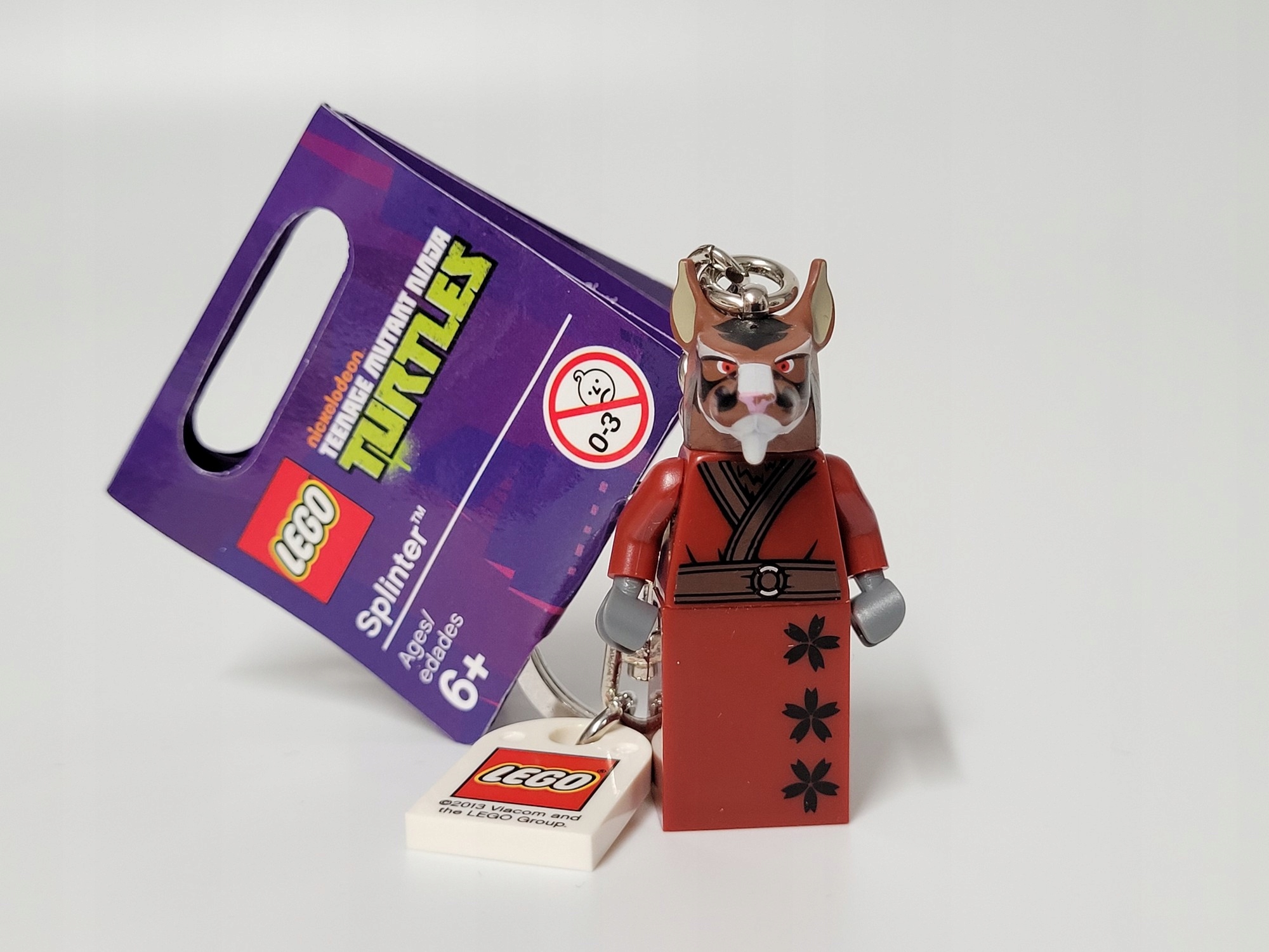 Lego Přívěsek Na Klíče Teenage Mutant Ninja Turtles 850838 Splinter Nový Unikát