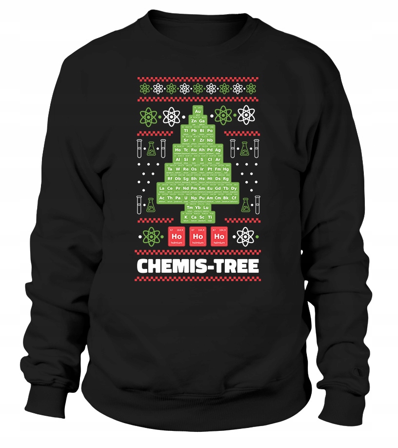 Pánská Mikina Chemist Tree L Černá Dárek k Vánocům pro muže manžela C