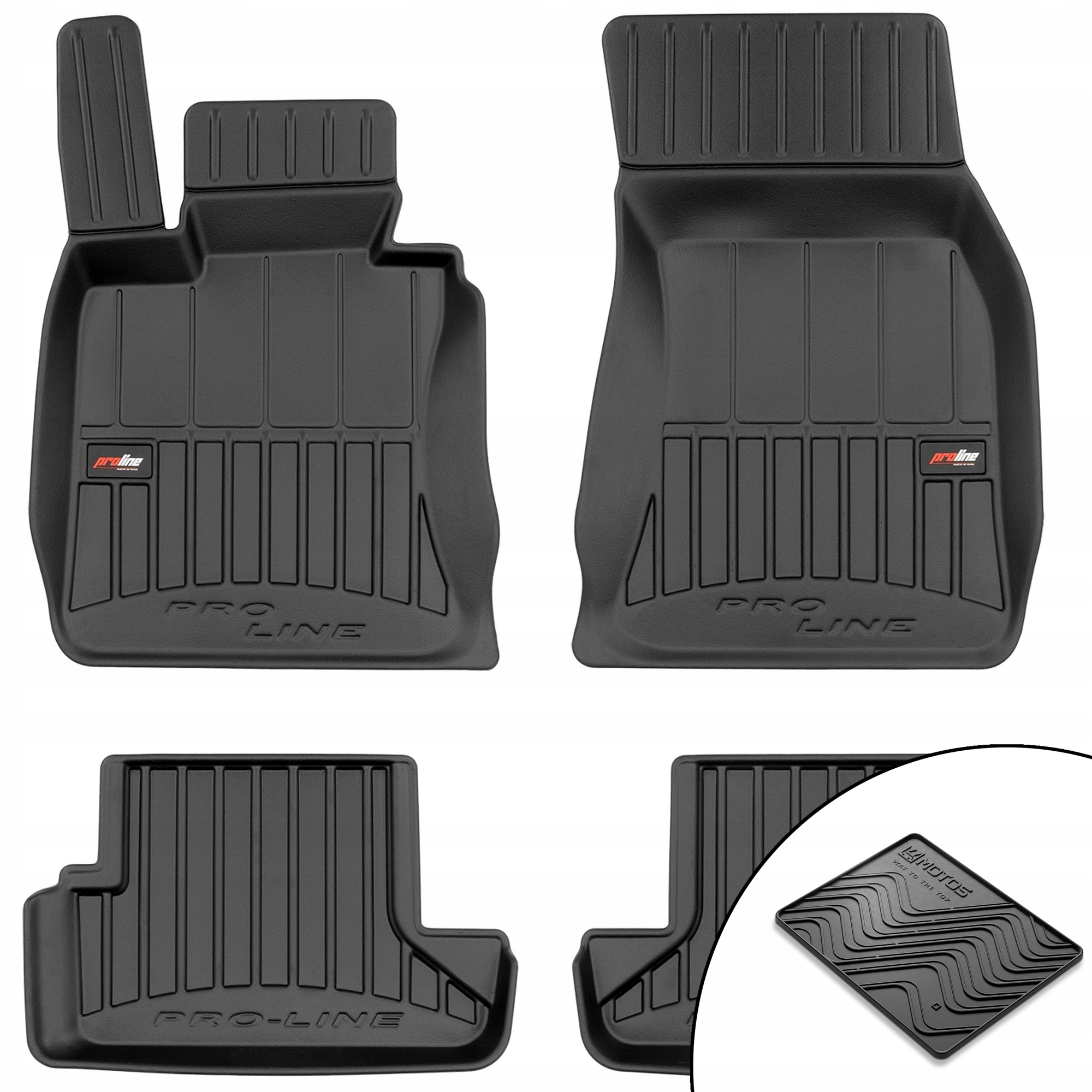 3D gumové rohože Bmw radu 6 E64 2003-2010 rohož zdarma