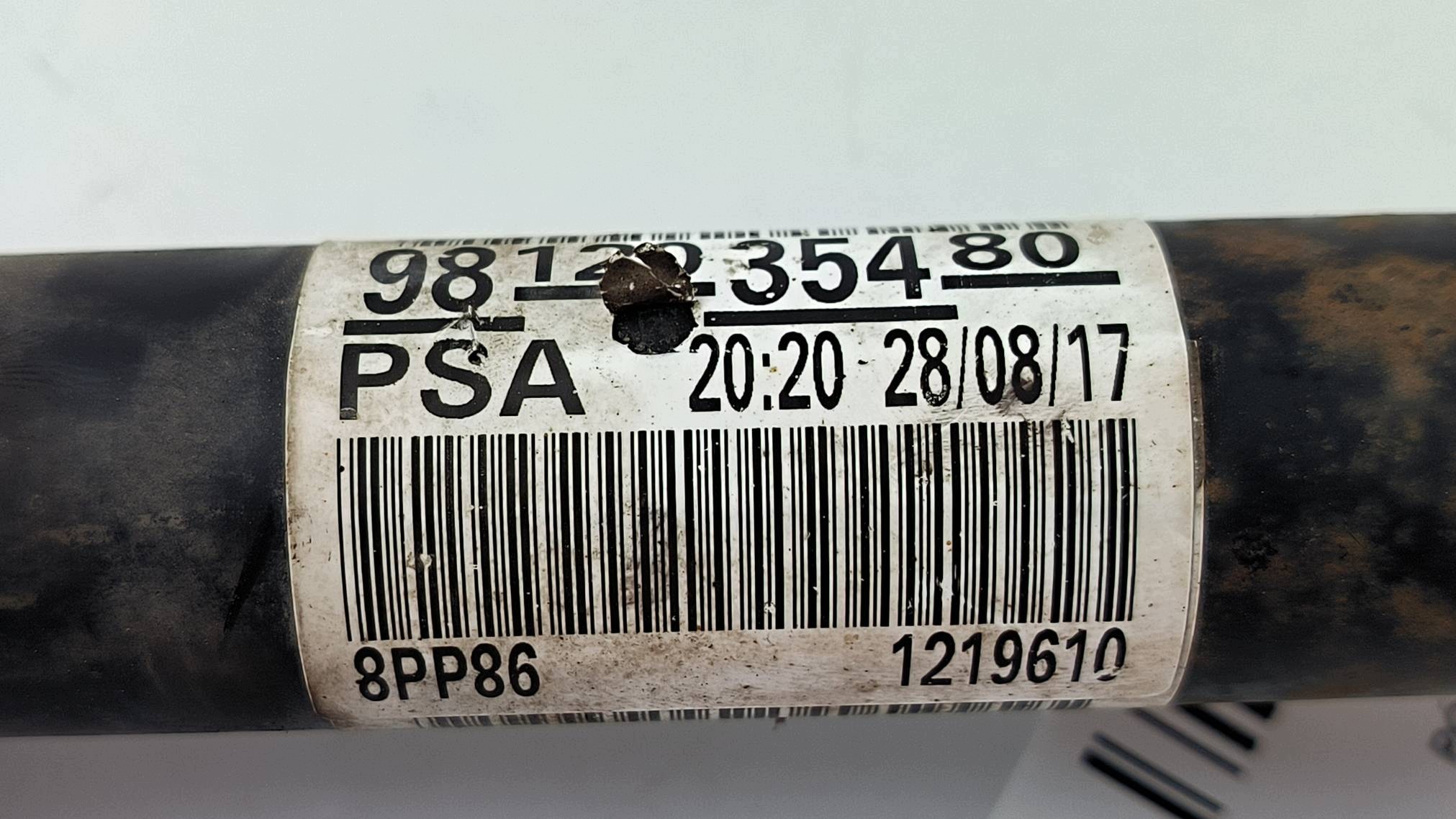 semi-axis right front 9812035480 CITROEN C-ELYSEE LIFT