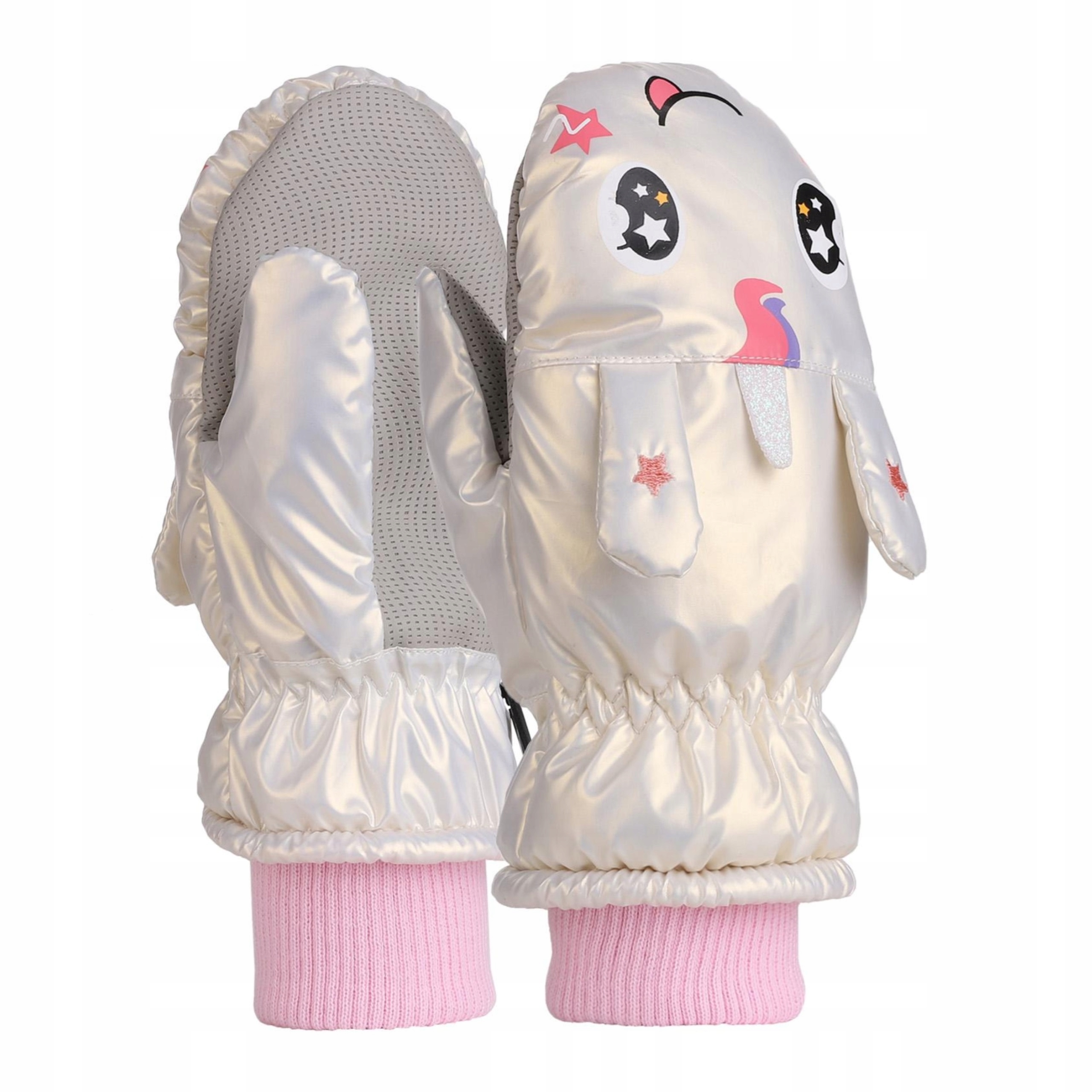 Rękawiczki Narciarskie Dziewczęce Ortalionowe Zimowe Grube Ciepłe 19 MORAJ Kod producenta RRK1200-009