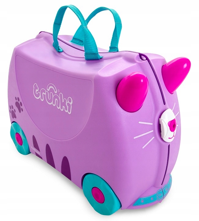 TRUNKI JEŻDŻĄCA WALIZECZKA JEŹDZIK 2w1 WALIZKA DLA DZIECKA