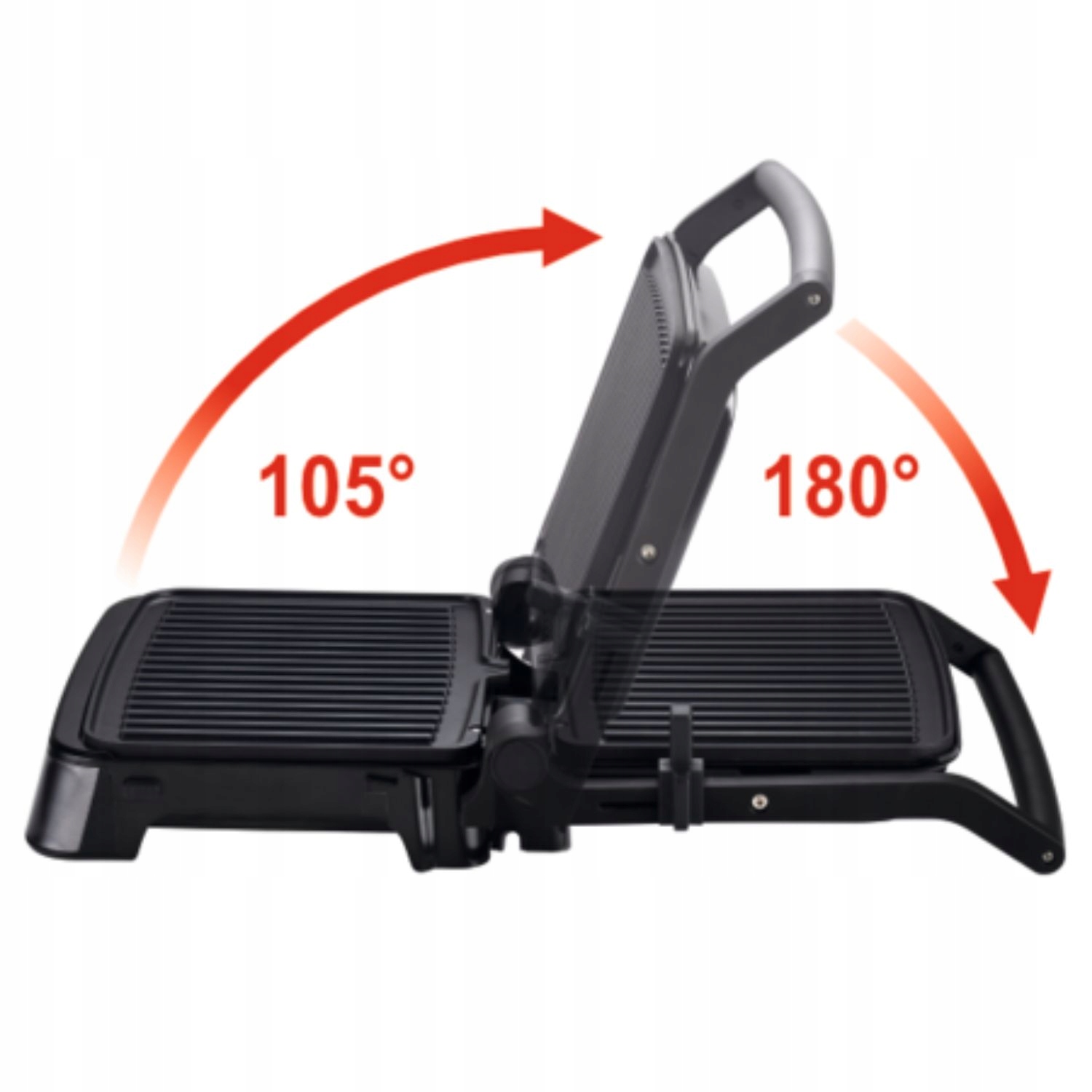 GRILL OPIEKACZ ELEKTRYCZNY ROZKŁADANY 2000W LED Rodzaj grilla kontaktowy składany