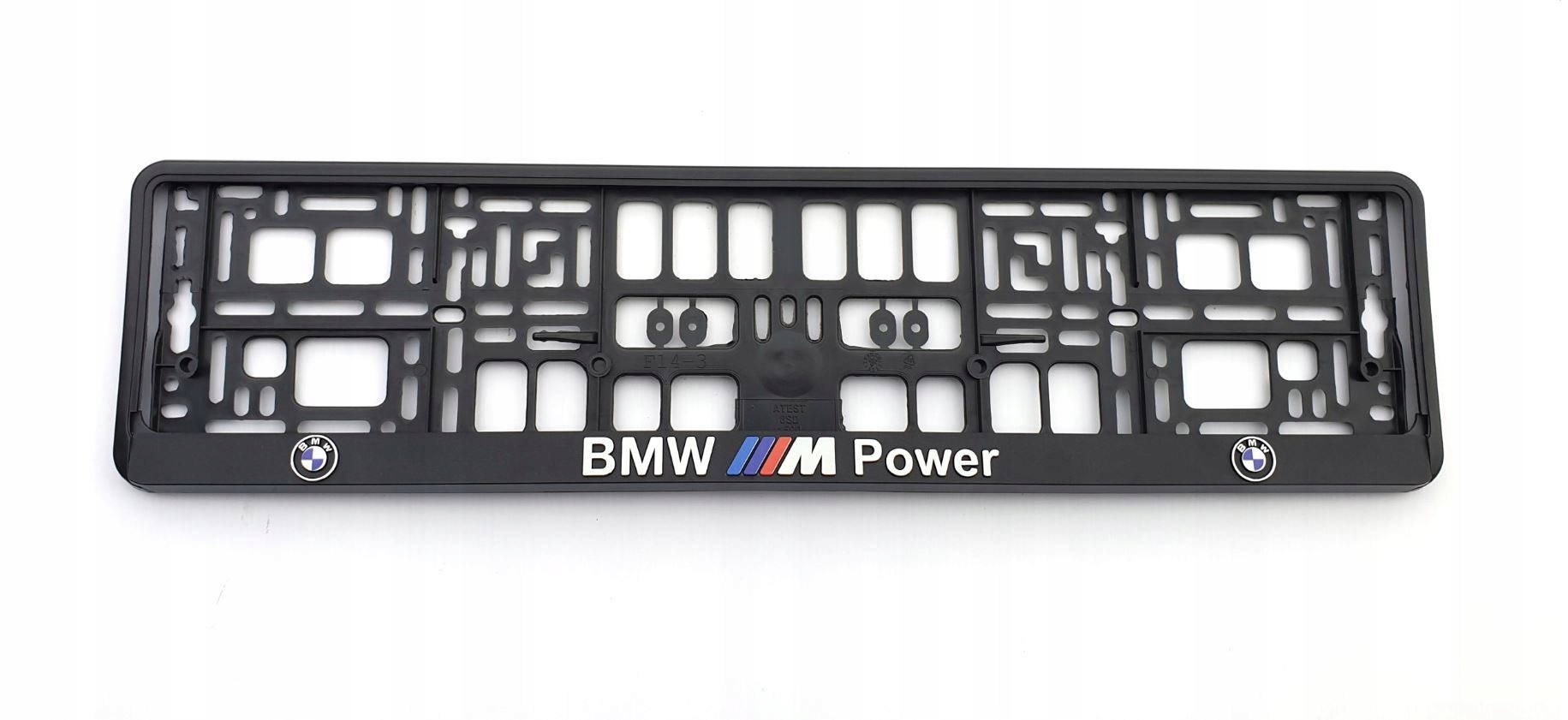 Ramka Pod Tablicę Rejestracyjną 3D Bmw Mpower 2SZT