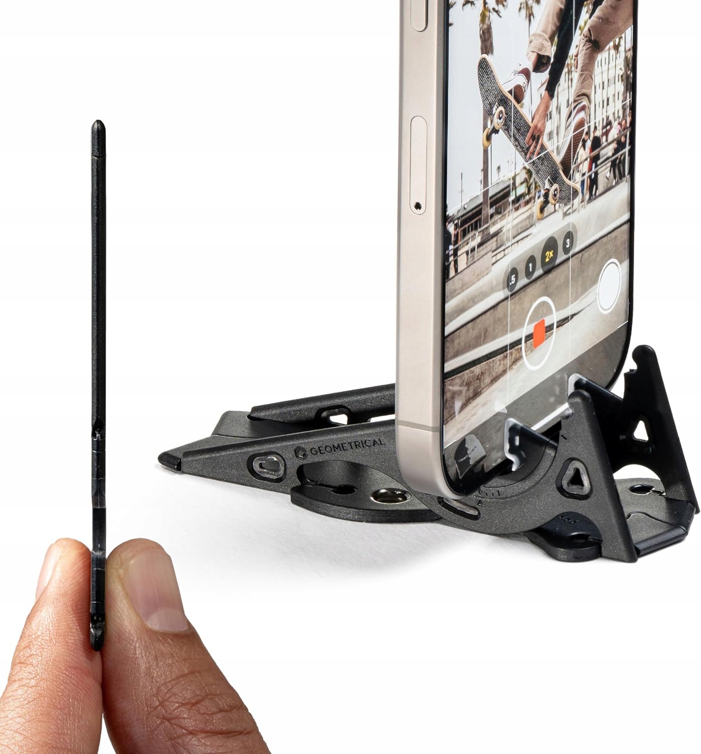 Mini Statyw Do Telefonu Smartfona Geometrical Pocket Tripod PROv2 Czarny
