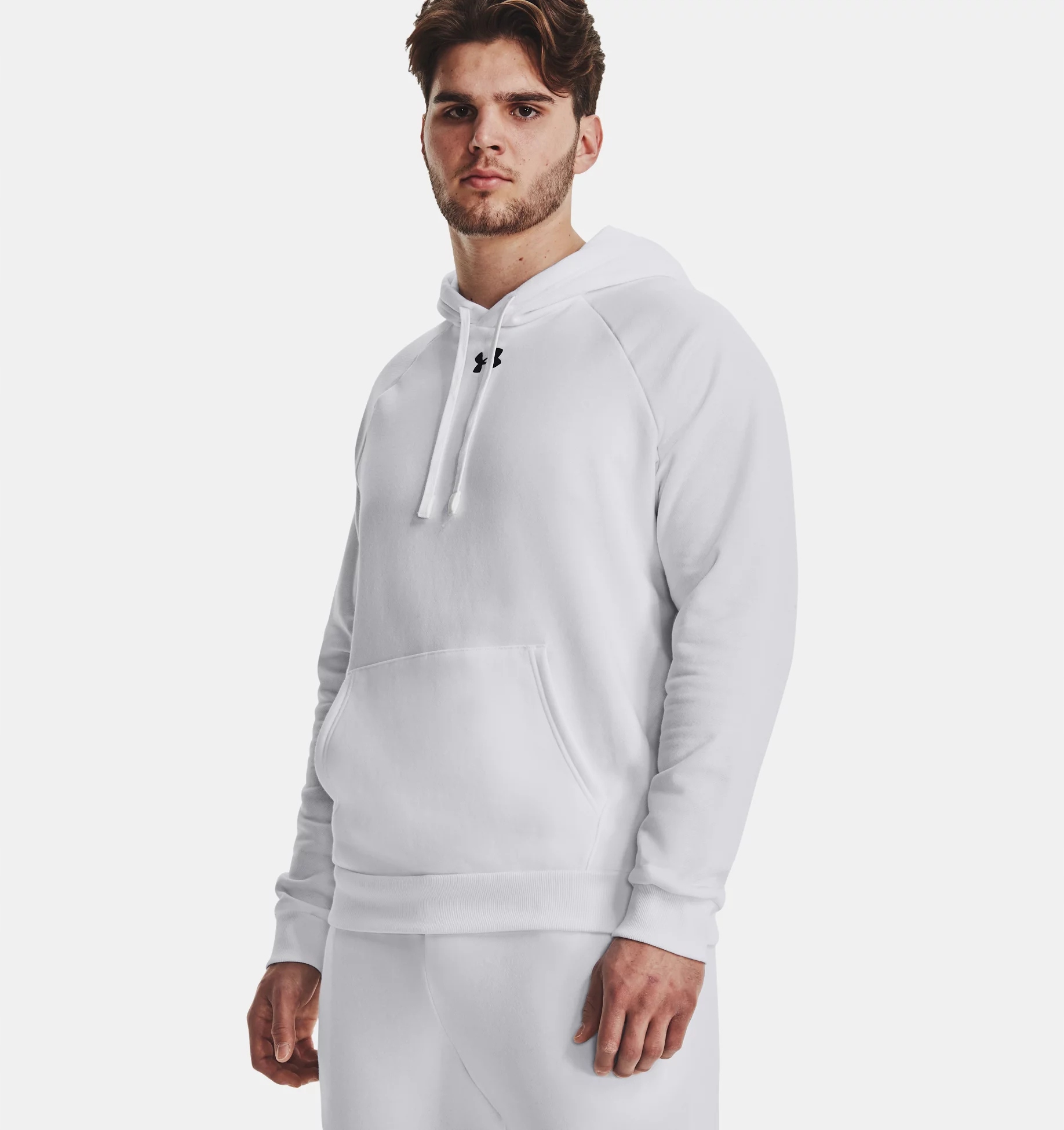 Męska Bluza z Kapturem Under Armour Biały, L