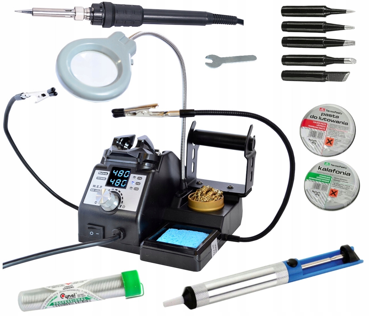 Stacja lutownicza Hotair Wep 926LED-IV ***XXX Zestaw***