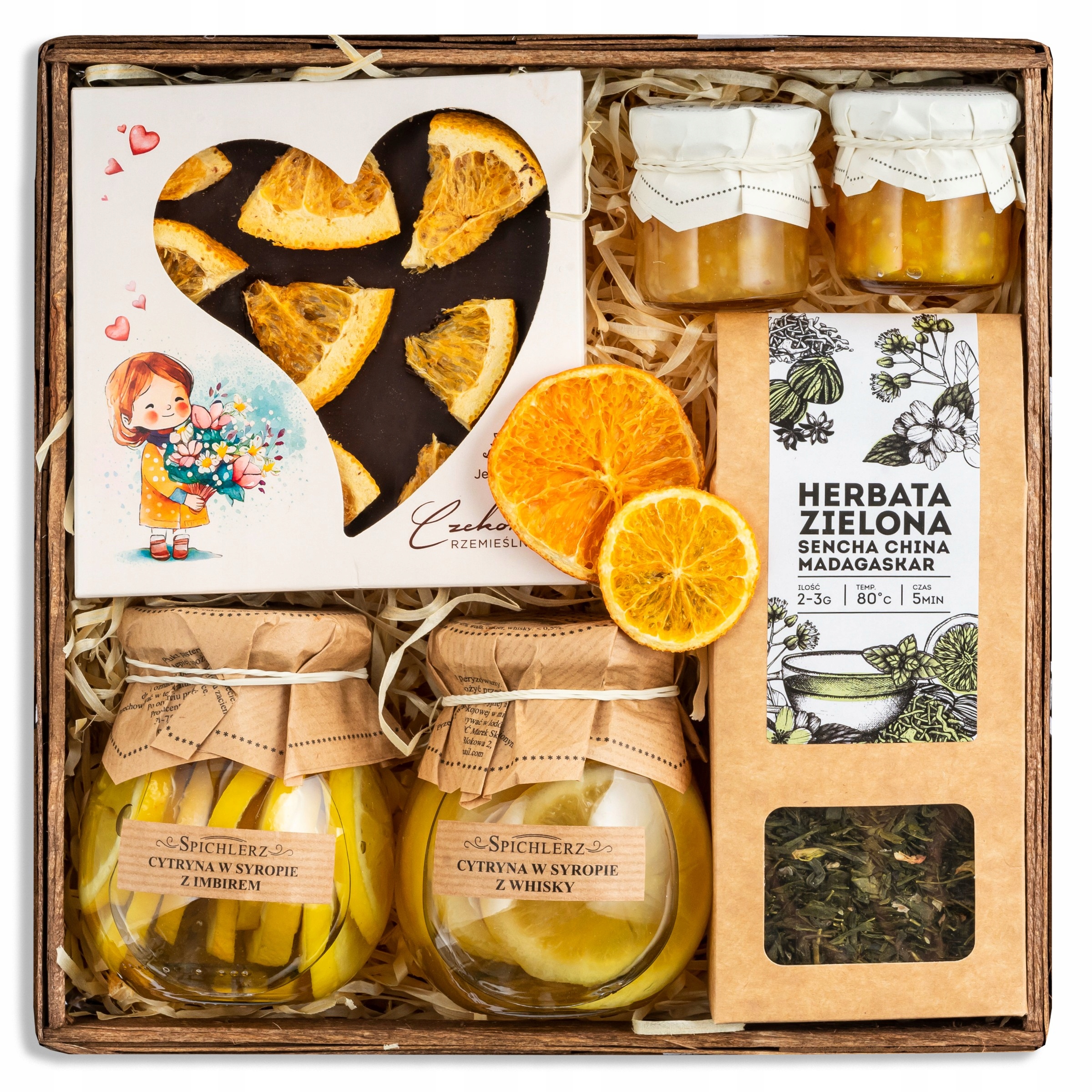 Zestaw Prezentowy konfiturki herbata