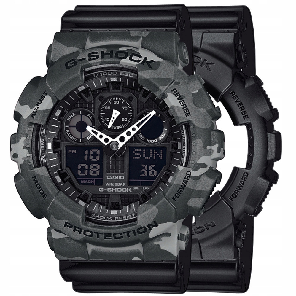 Hodinky Casio G-Shock Set GA-100-1A1ER Rámeček 10507071 Řemínek 10347688