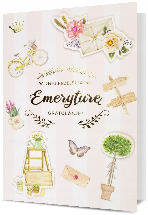 KARTKA Z OKAZJI PRZEJŚCIA NA EMERYTURĘ HM 2586