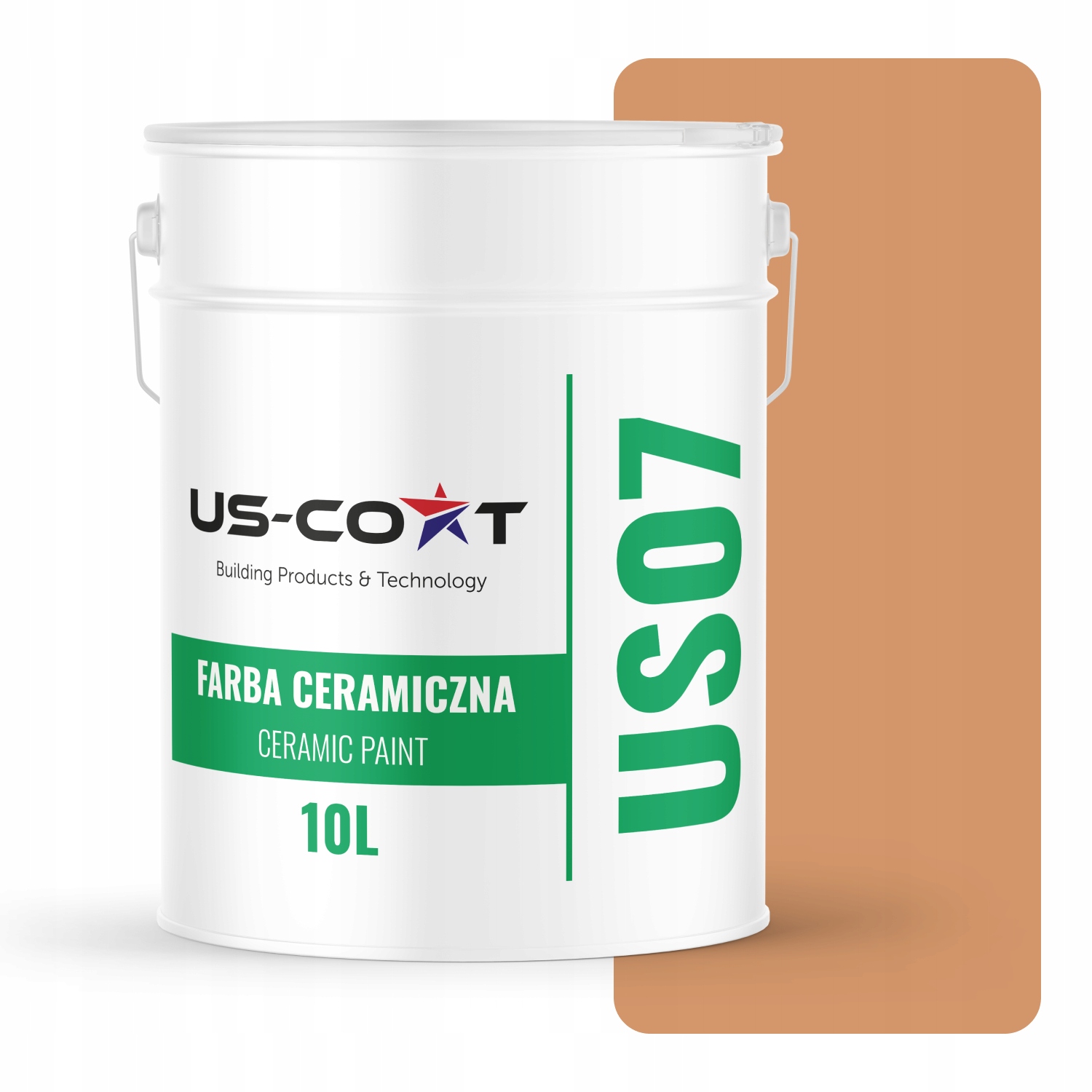 Keramická Farba Čajová Farba H6135 10L Hlboká Matná Na Steny Stropov