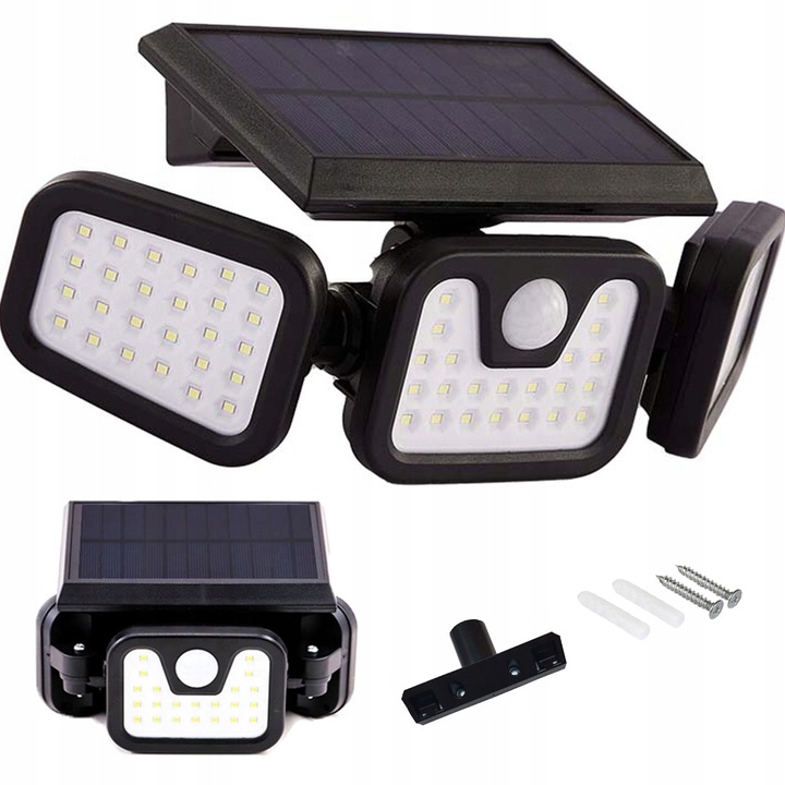 LAMPA SOLARNA LED 3w1 ZEWNĘTRZNA ULICZNA OGRODOWA MOCNA PROMERCO