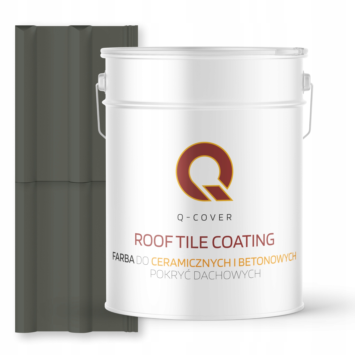 Farba Na Keramické Betónové Strechy Šedá Zelená Ral 7009 10 L Saténová