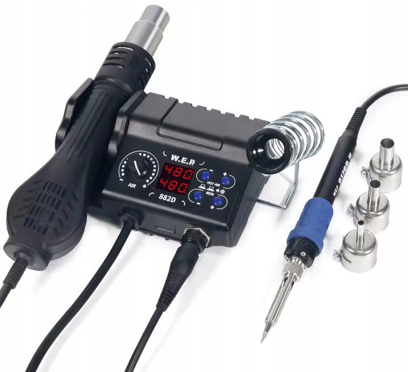 ZSZYWACZ PLASTIKU ZSZYWARKA SPAWARKA WEP 882D Zestaw Tworzywo Siatka Dysze EAN (GTIN) 5904538209667