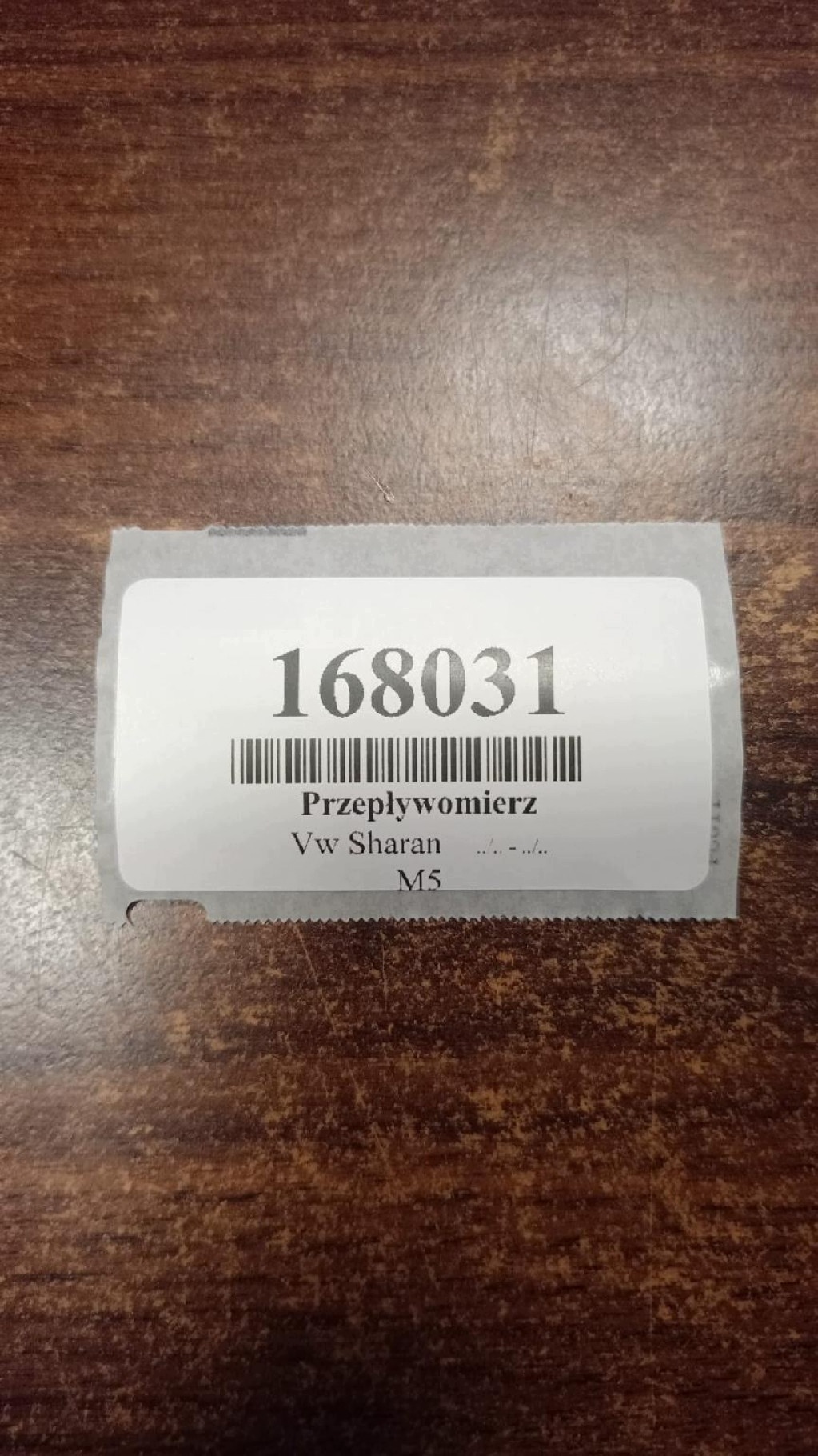 VW SHARAN und 1.9 TDI luftmassenmesser 0281002461