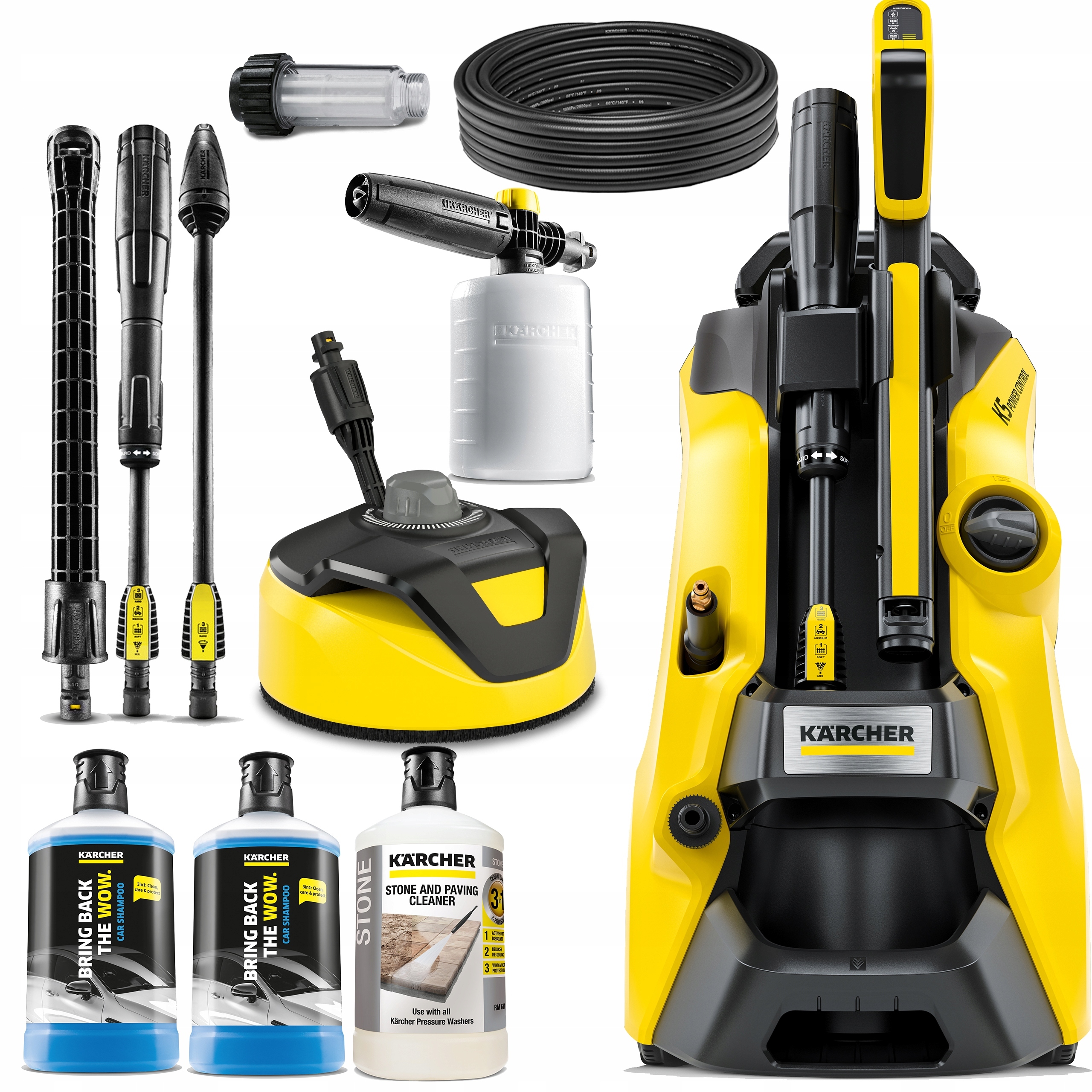 Tlaková Myčka Karcher K5 Power Control Pěnovačka FJ6 Komplet Tekutin