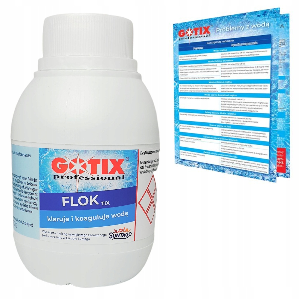 

Koagulant w Płynie Flok Tix Chemia Basenowa 0,5 L