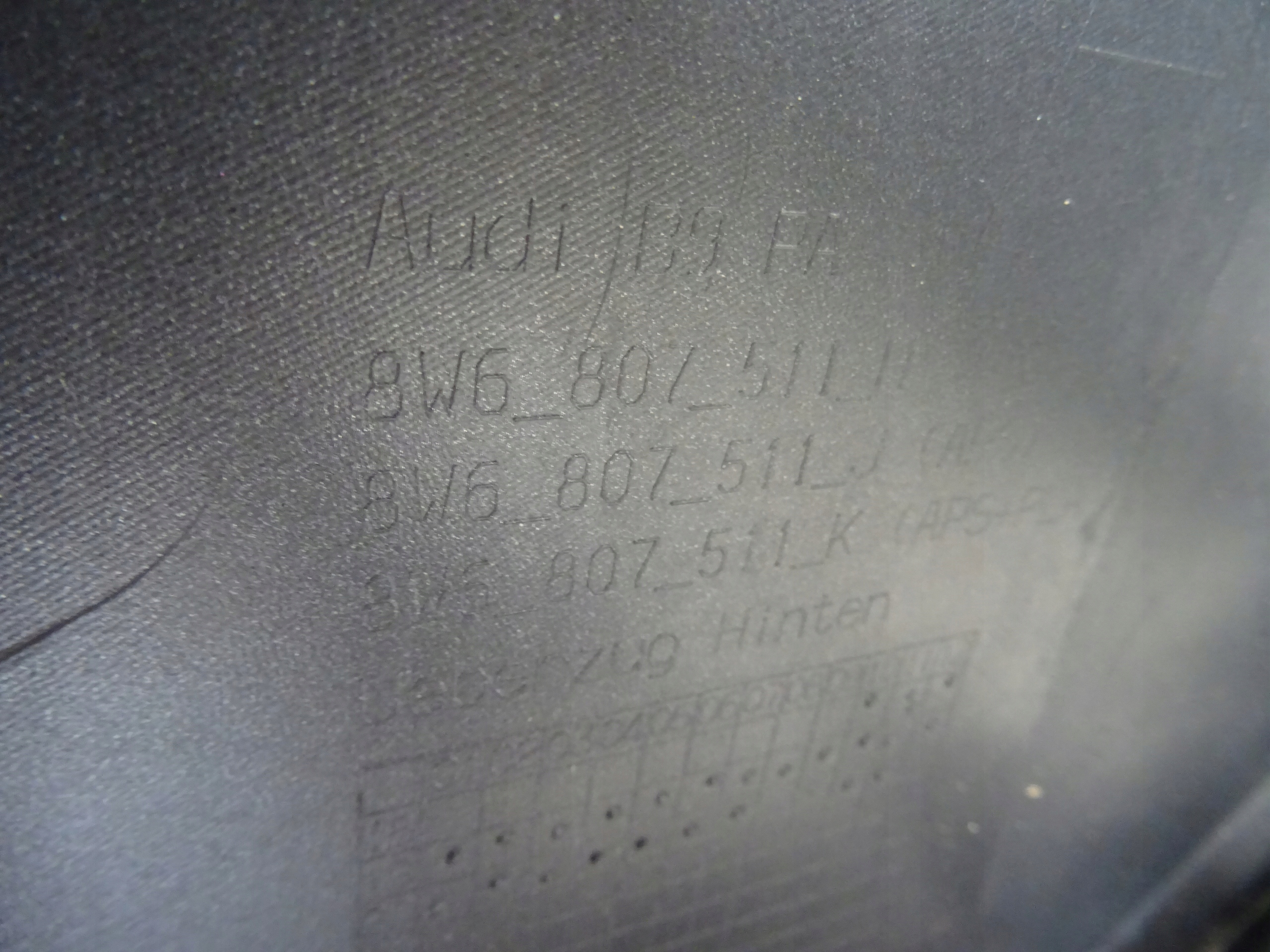 AUDI A5 8W6 LIFT S-LINE COUPE bumper rear part rear