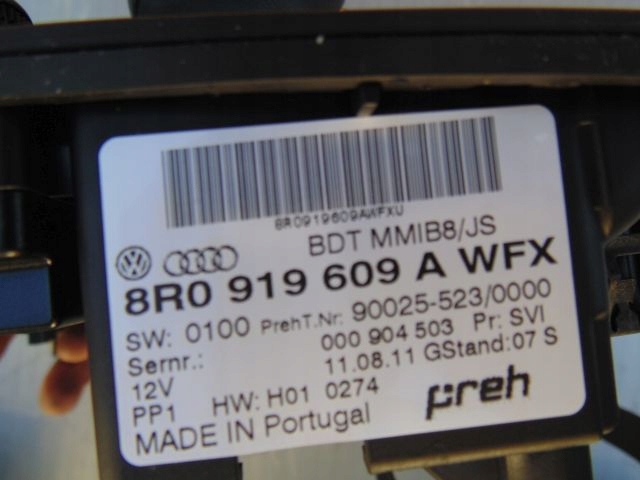 NAVI NAVIGATION RUNNING BOARD MMI 3G AUDI Q5 8R0 8F0919604