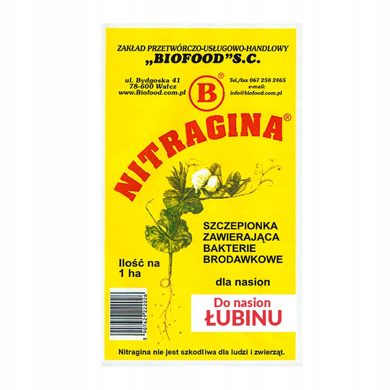 

Nitragina 1 Ha dla nasion Łubinu