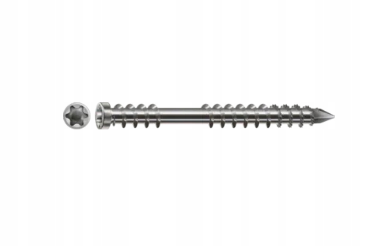 Šroub pro terasy Spax Cut 5,0x50, zásuvka Torx, hlavička s podložkou, 200 ks
