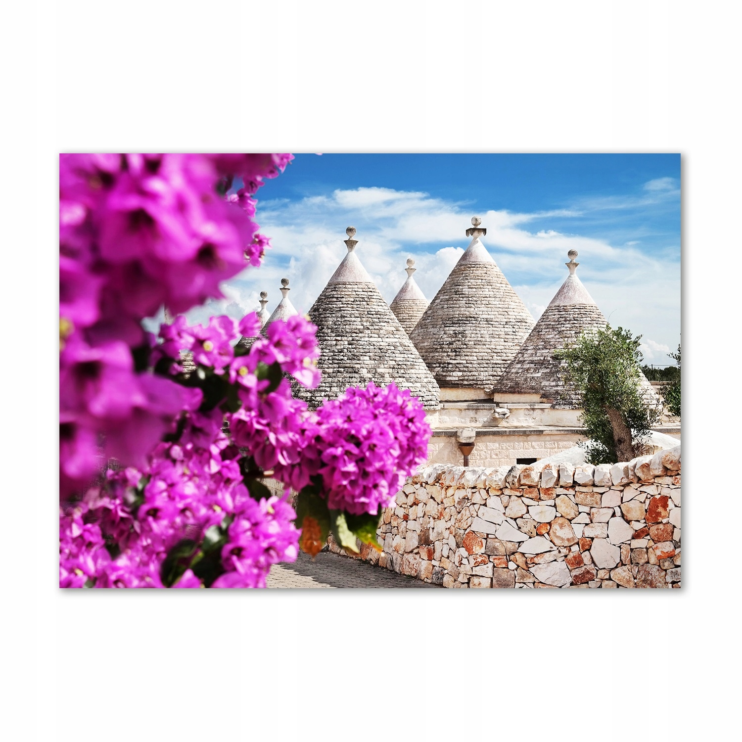 

Foto obraz szkło akrylowe Domy trulli 100x70 cm