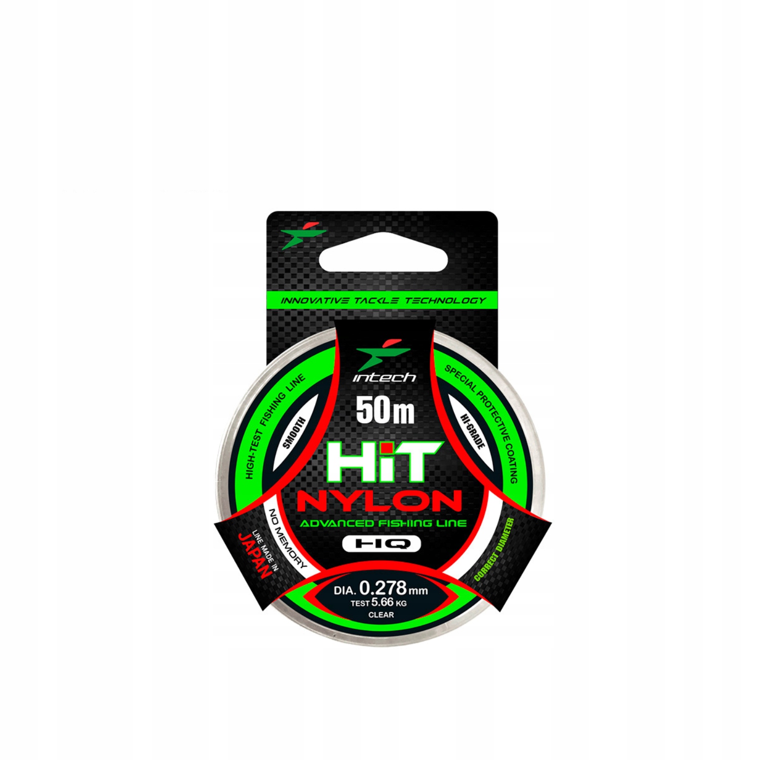 Żyłka wędkarska nylonowa Intech Nylon 0.234mm/8.6lb/3.90kg 50m