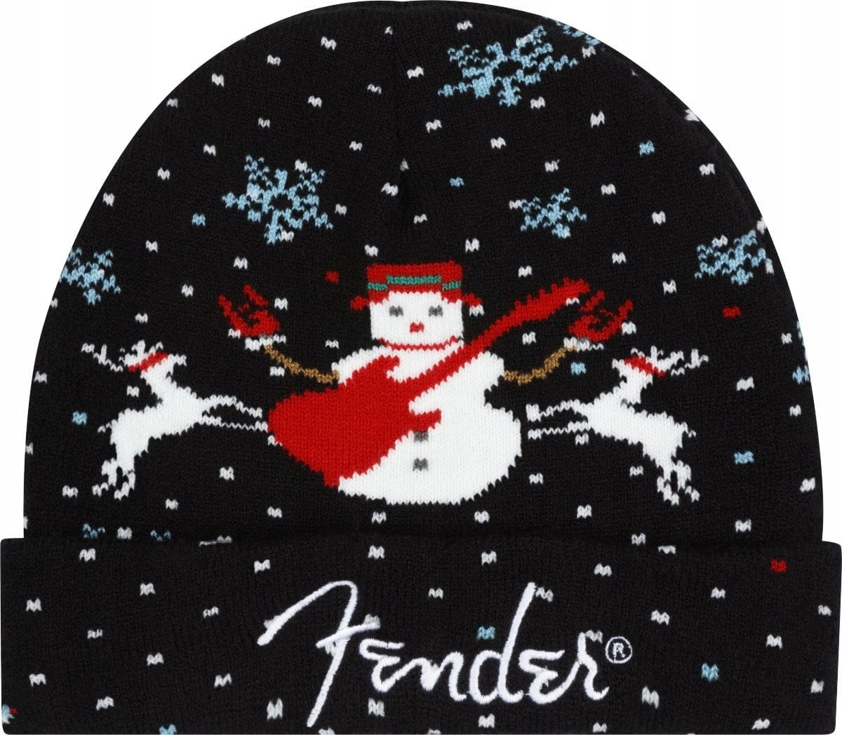 Fender 9193223906 Ugly Christmas Beanie čepice