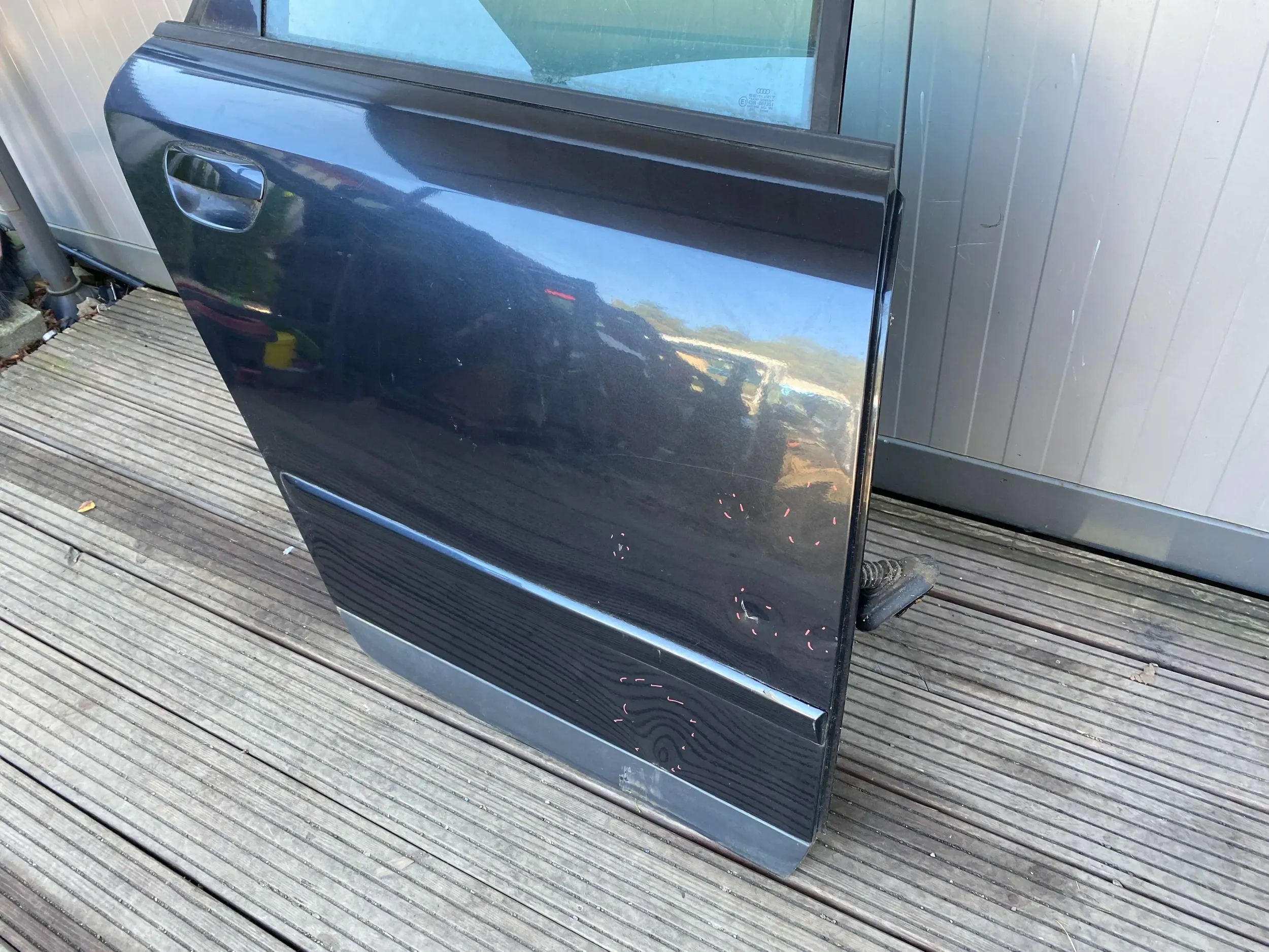 AUDI A4 B6 Berline Complets Portière Droite Arrière Noir