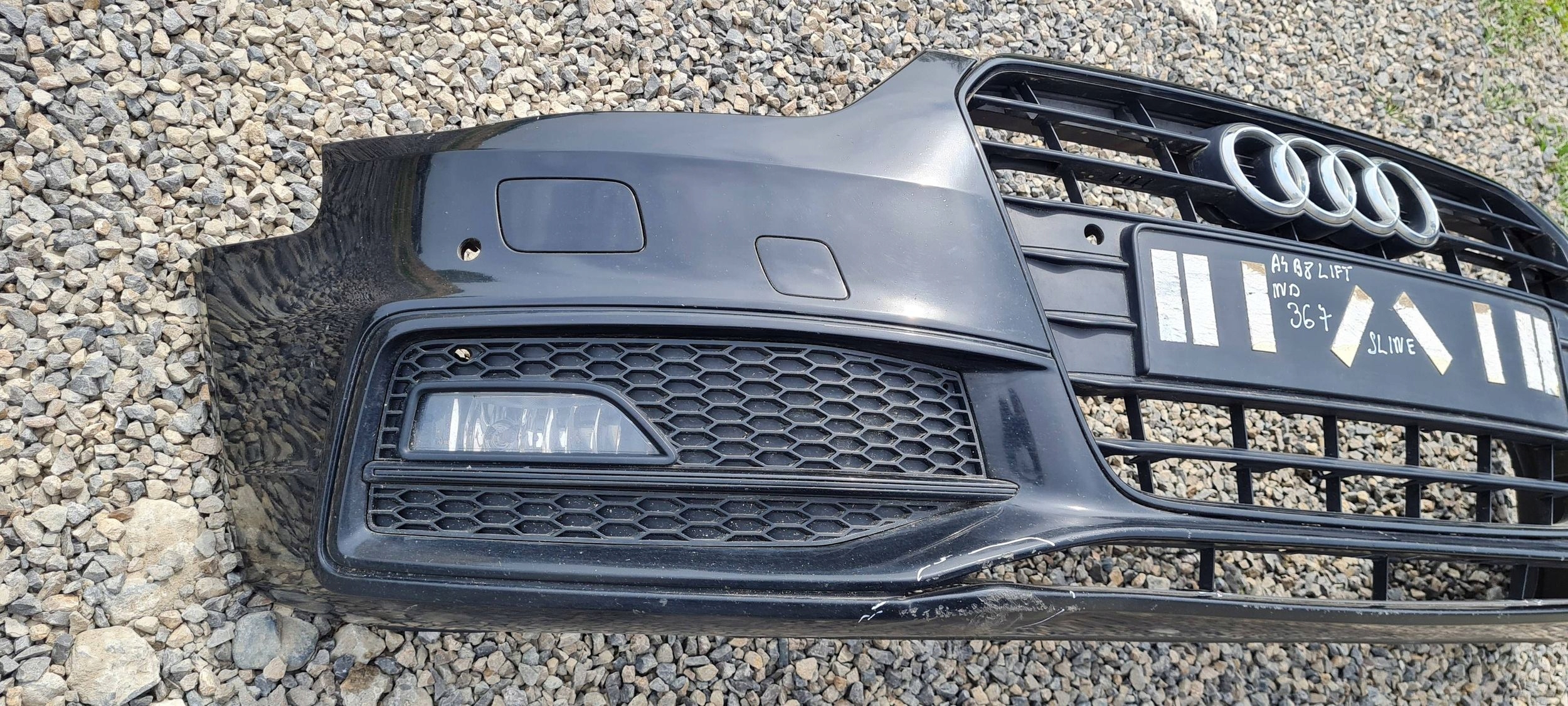 A4 B8 LIFT ZDERZAK PRZÓD PRZEDNI GRILL ATRAPA POD PDC SLINE S-LINE LY9B Producent części Audi OE