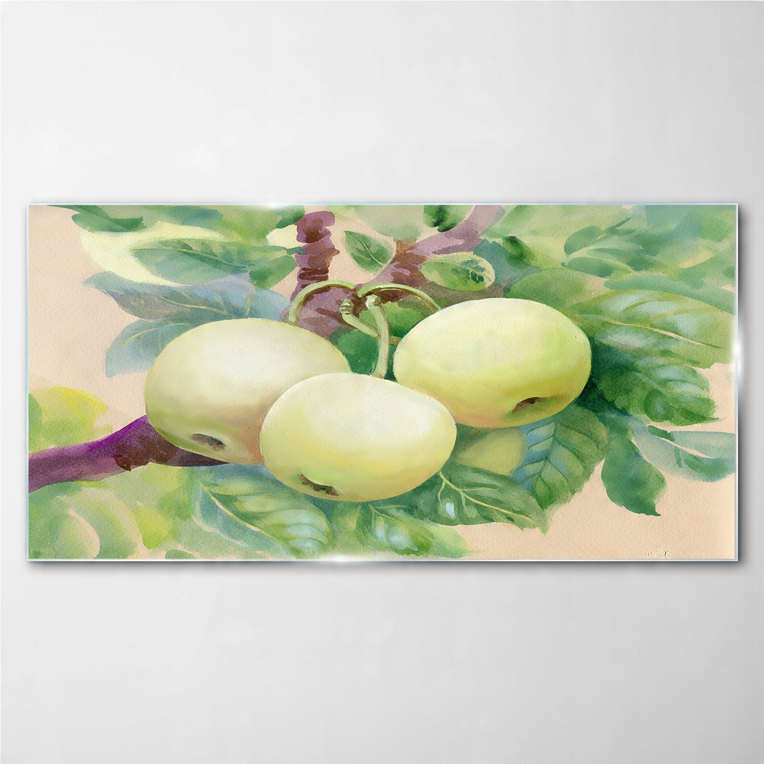 

Obraz szklany na ścianę Owoce jabłko 140x70 cm