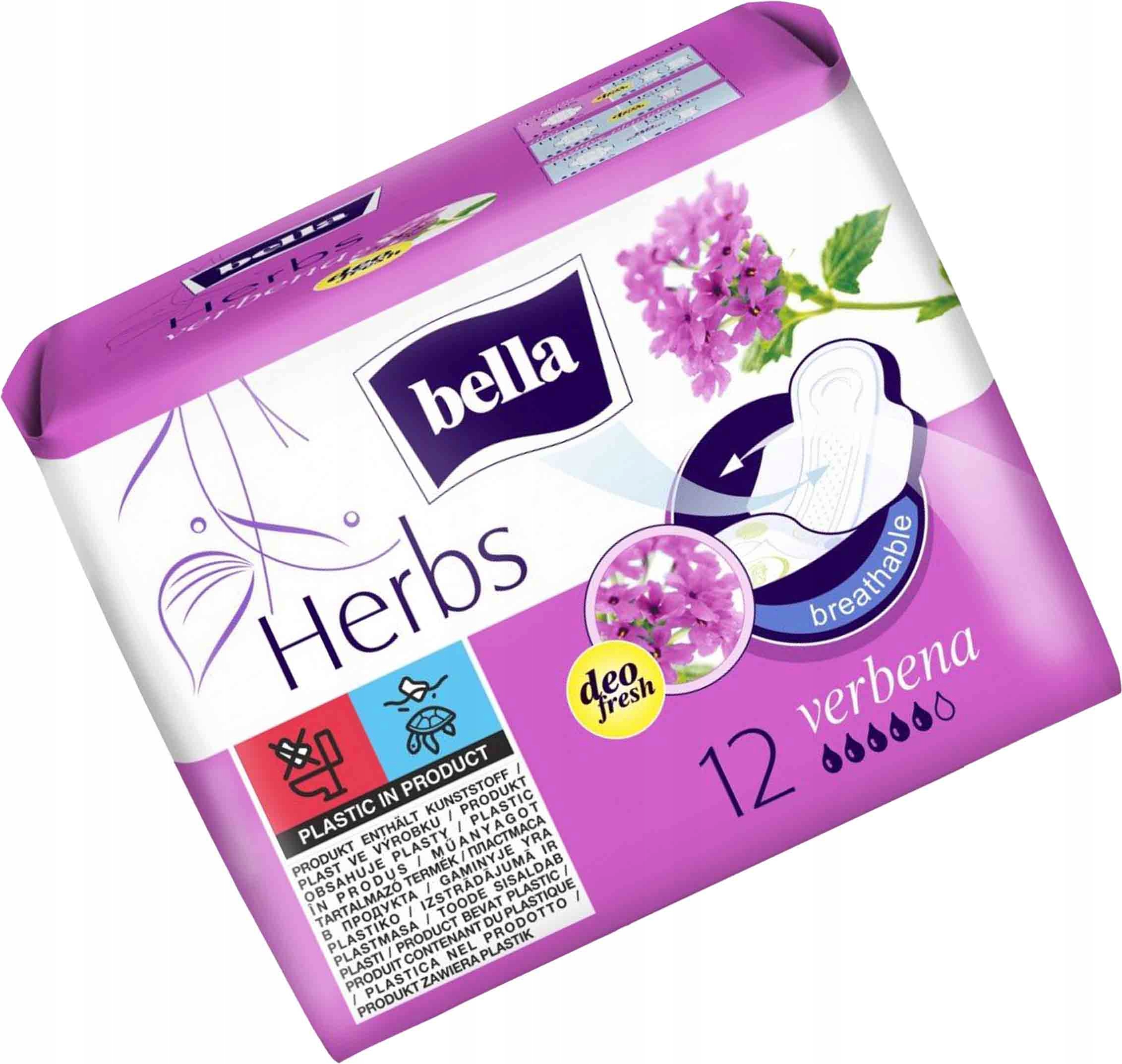 

Bella Herbs Podpaski Higieniczne 12 Sztuk Werbena