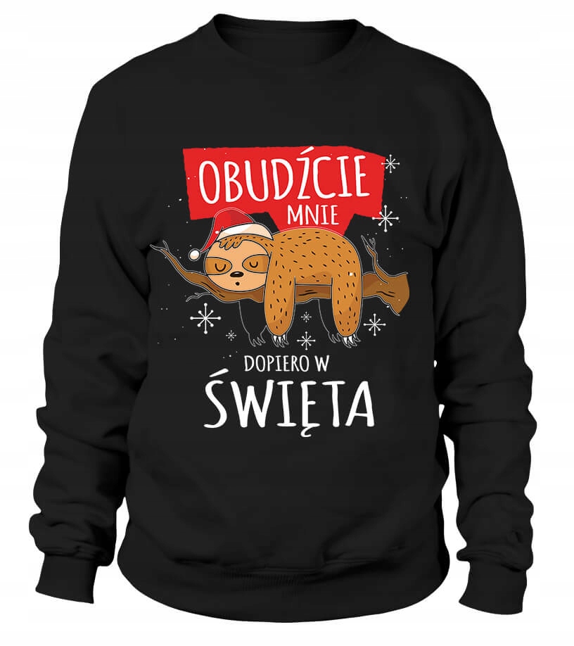 Dámská Mikina Wake Me Up for Christmas XL černá