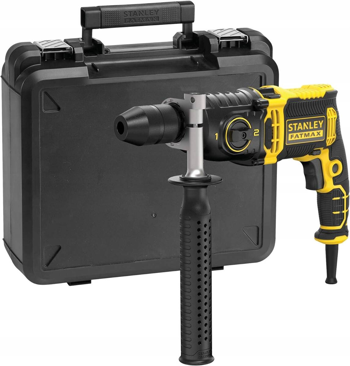 Příklepová Vrtačka 2-RYCHLOSTNÍ 1100W Stanley Fatmax FMEH1100K