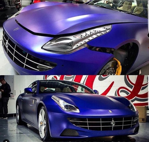 Неоновый синий матовый синий матовый Hexis 20MB