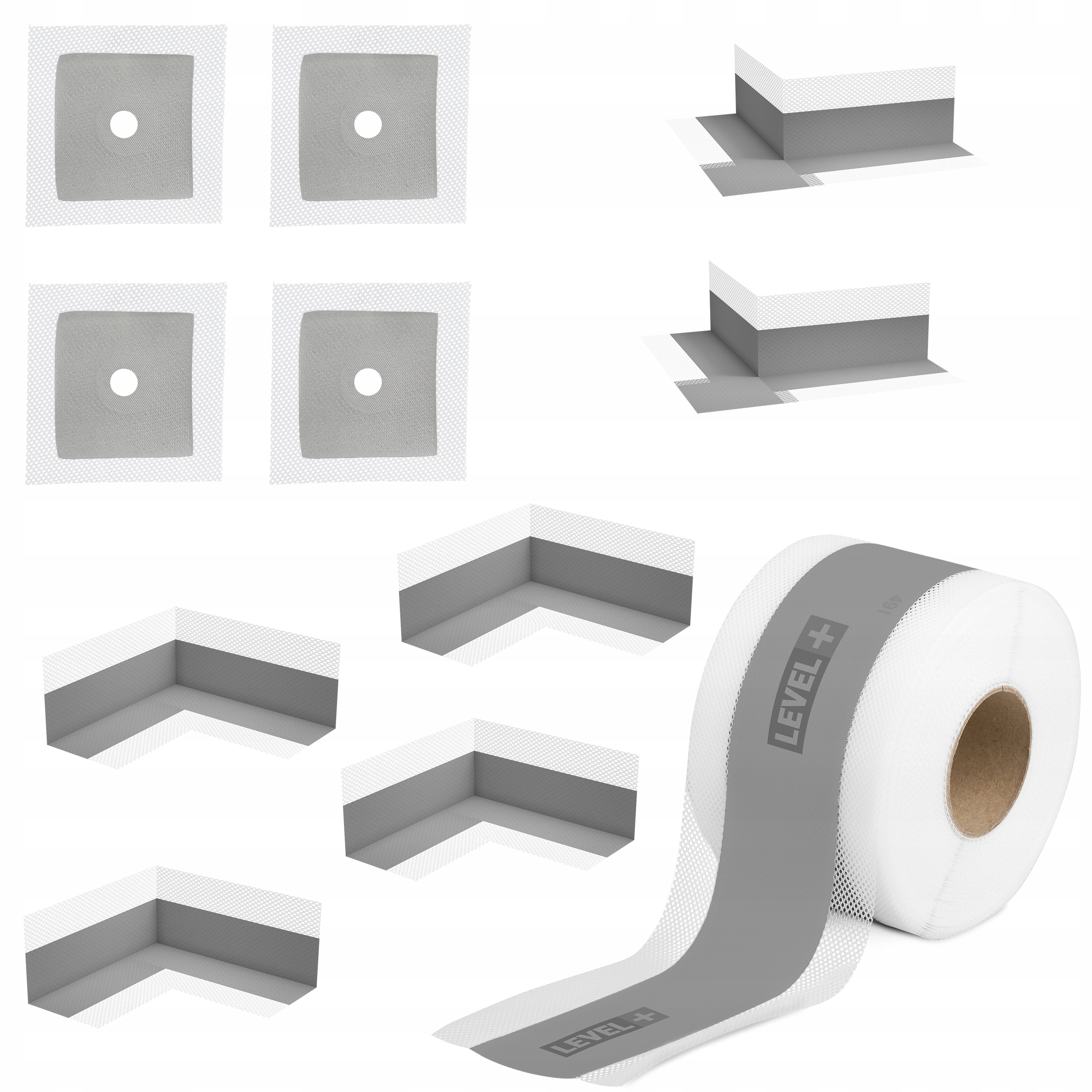 Zestaw do Hydroizolacji Taśma G01 10mb Narożniki 6szt Mankiety 4szt SETG5