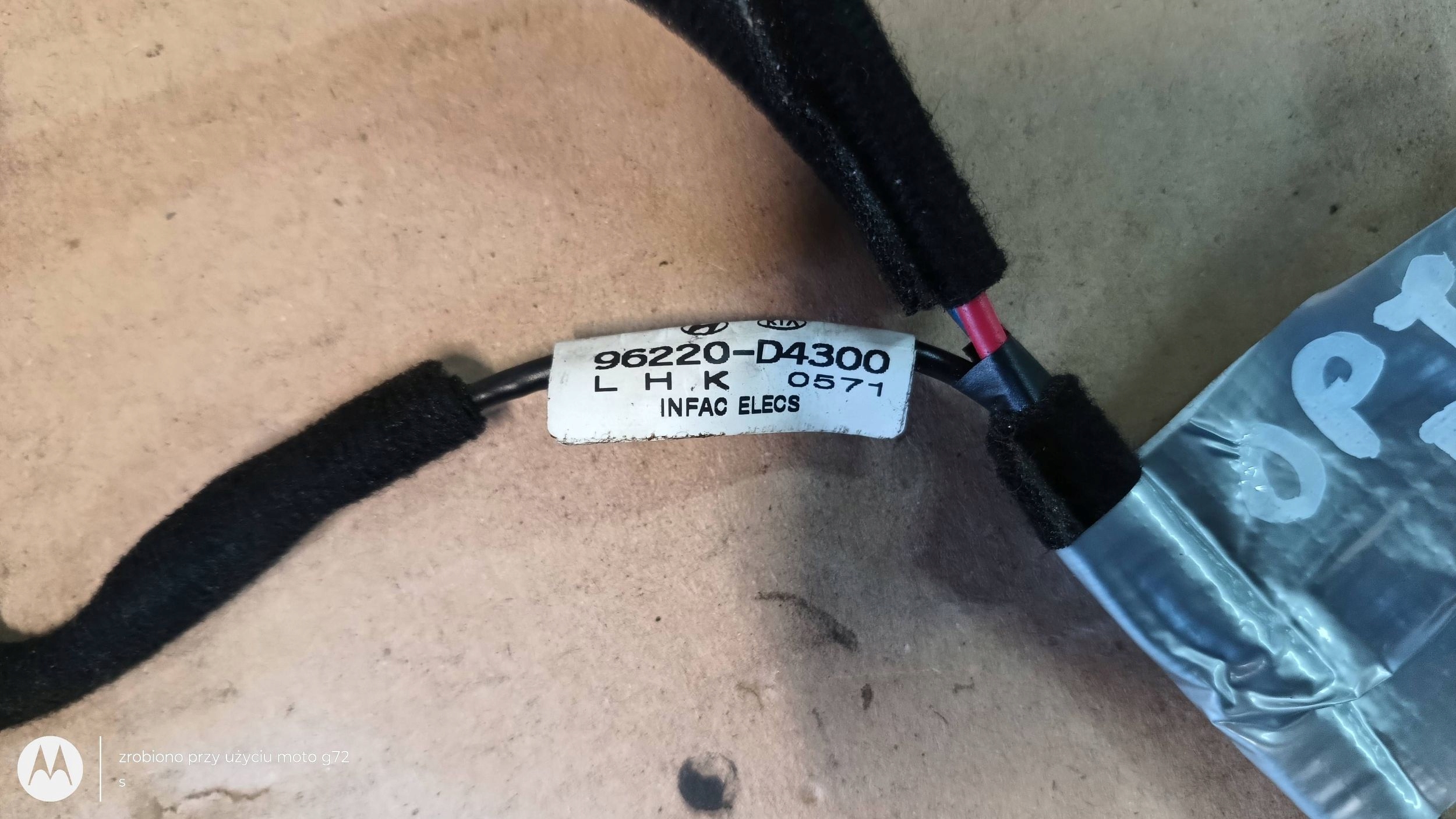 KABEL bundle RADIA navigation devices KIA OPTIMA IV 15-20 EUROPA 96220-D4300
